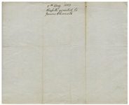 Millard Fillmore Document Signed as President -- Fillmore Grants ''Respite''